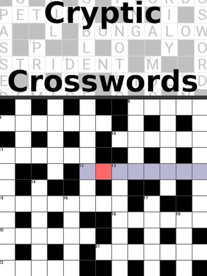 Cryptic Crosswords