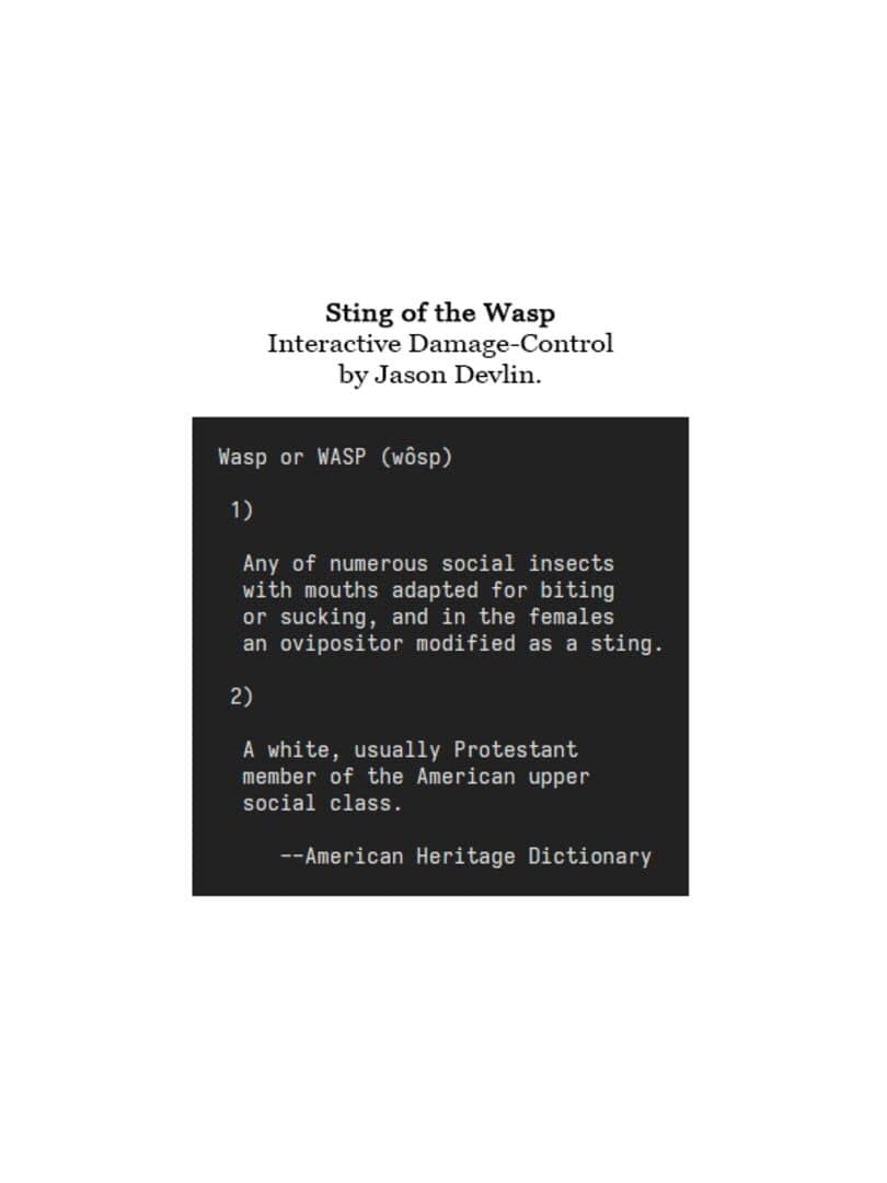 Sting of the Wasp